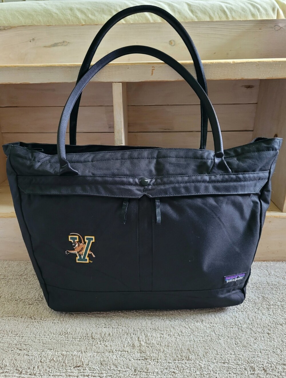 PATAGONIA TRANSPORT TOTE 20L BLACK